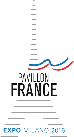 Références - Logo de notre client indirect : le pavillon France lors de l'exposition à Milan en 2015